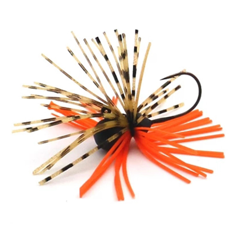 Fishing Lure Spinnerbait - 1pcs 3.5g 5.2g Silicone Jig Head