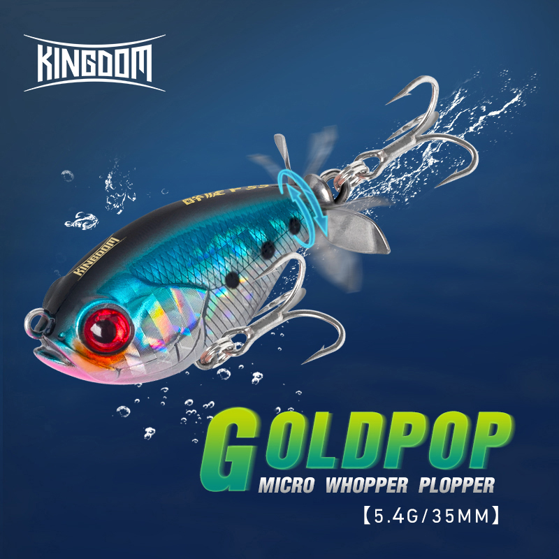 Fishing Lure Swimbait - Kingdom Propeller Topwater Popper Fishing Lure