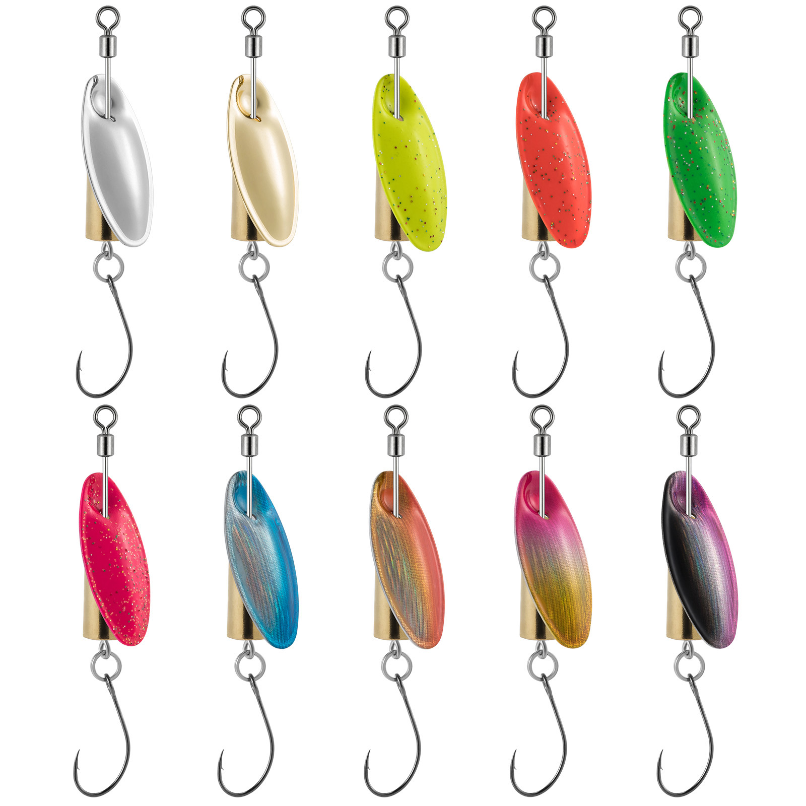 Fishing Lure Spoon - 3pcs Fishing Inline Spinner Trout Spinner