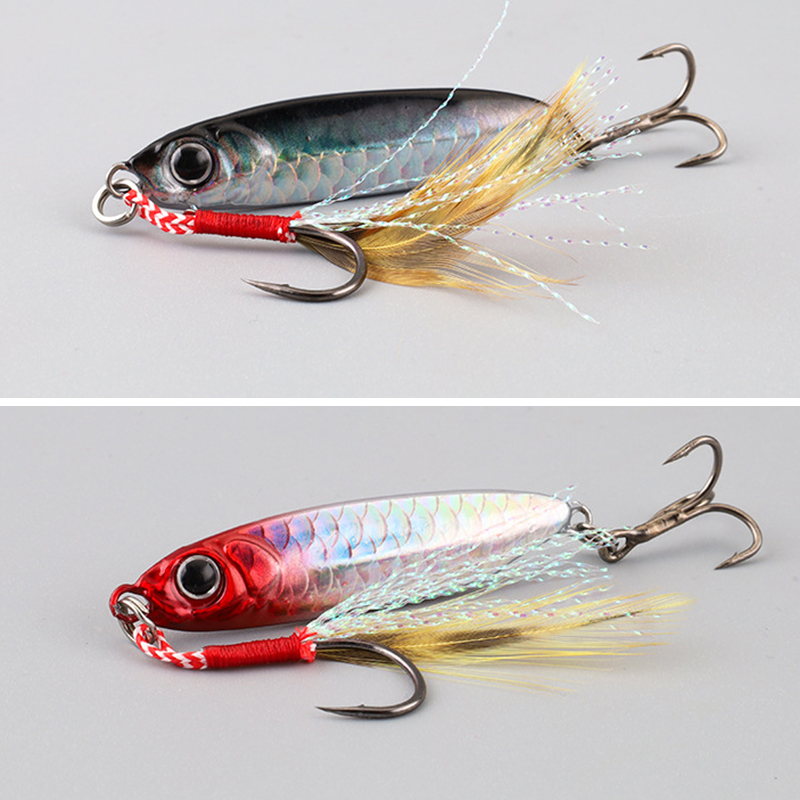 Fishing Lure Soft Plastic - Micro Metal Jig 7g 10g 15g