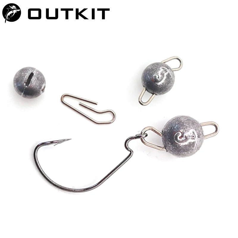 Fishing Lure Accessories - OUTKIT 10pcs/lot Lead Head Sinker Soft
