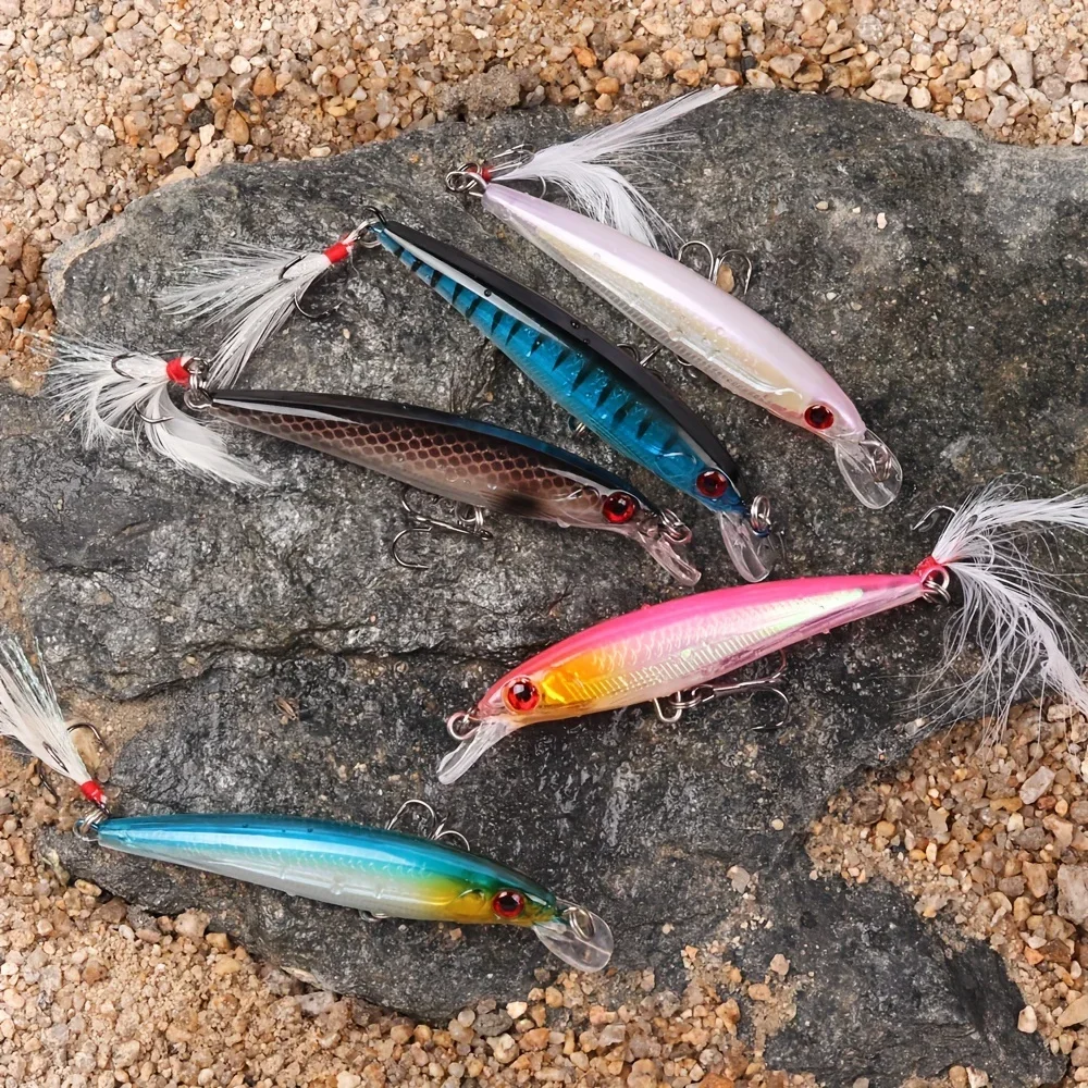 Laser 3D Eyes Bionic Minnow Fi - Fishing Lure Box review and price
