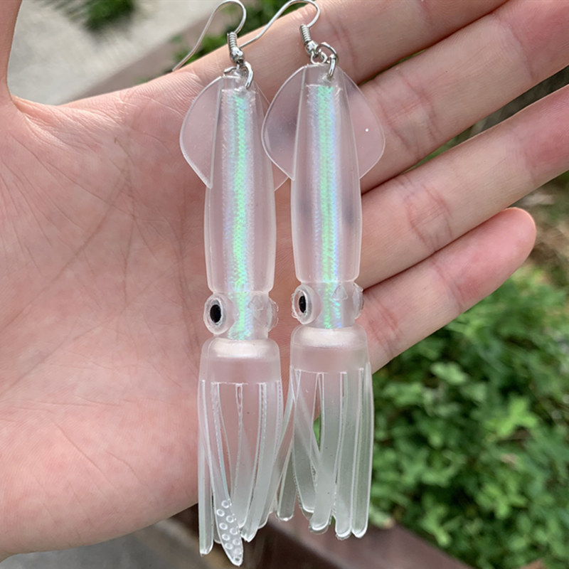 Noctilucence/Color Tube Squid  - Fishing Lure Soft Plastic review and price
