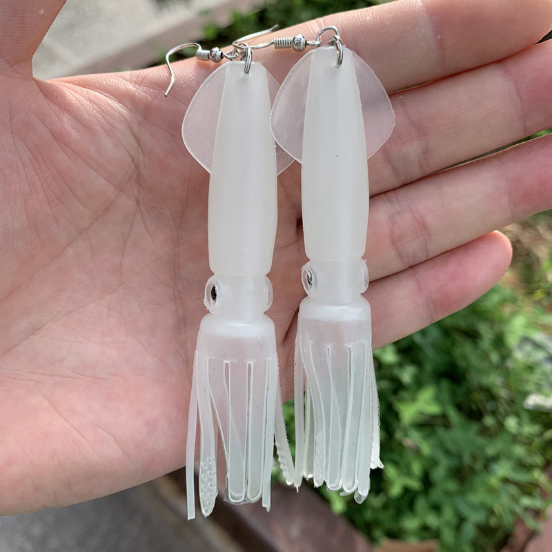 Noctilucence/Color Tube Squid  - Fishing Lure Soft Plastic review and price