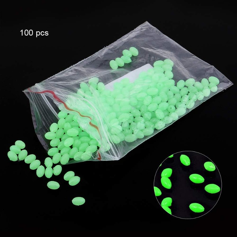 100pcs/lot Oval Night Luminous - Fishing Lure Topwater review and price