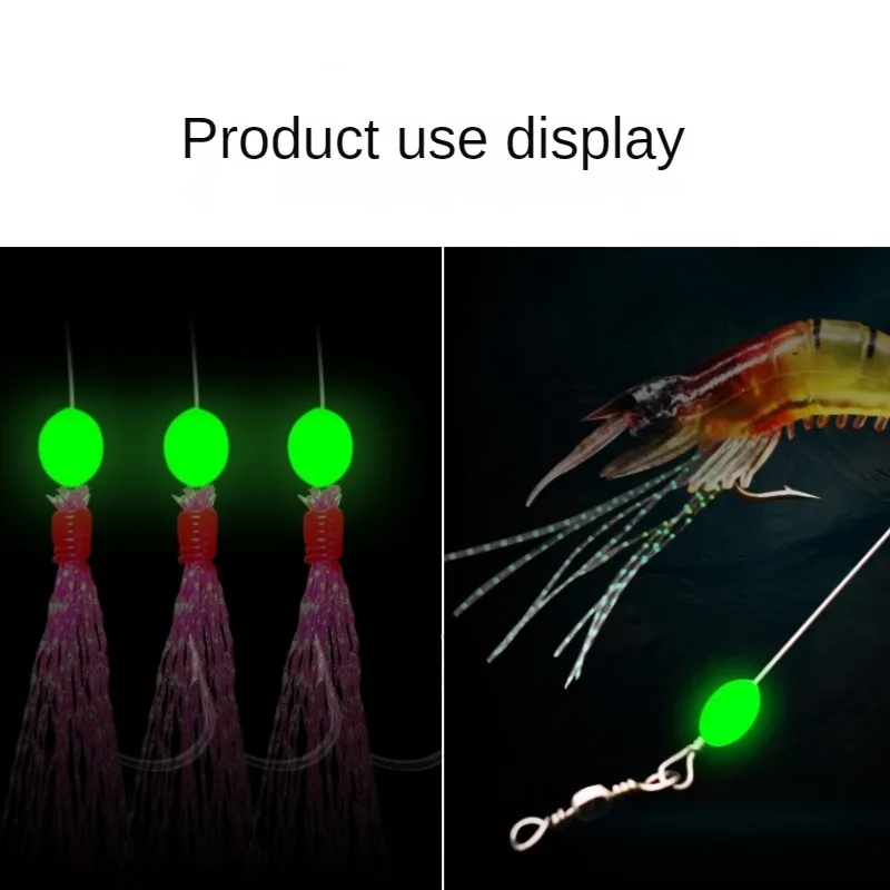 100pcs/lot Oval Night Luminous - Fishing Lure Topwater review and price