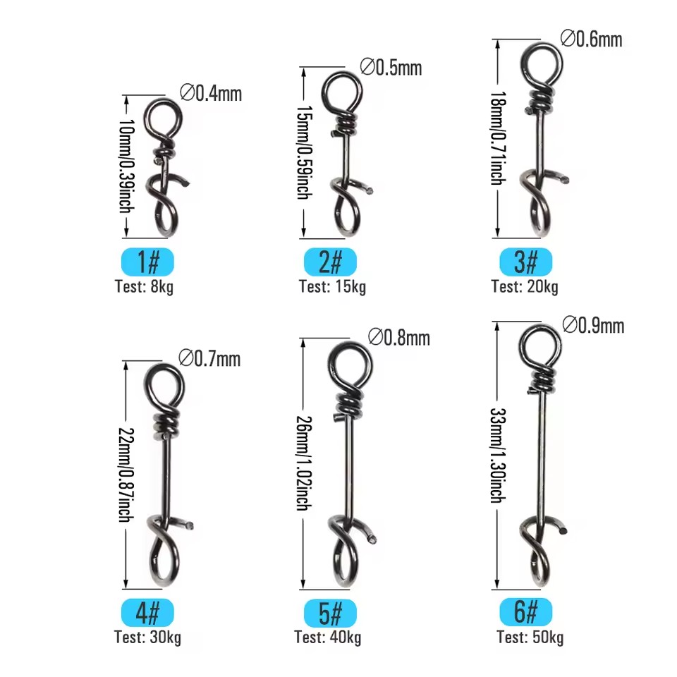 50PCS 10mm ~ 33mm Stainless St - Fishing Lure Accessories review and price
