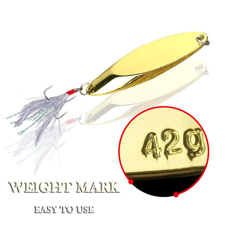 1pc 2.5g-35g Metal Spoon Lure  - Fishing Lure Spinnerbait review and price