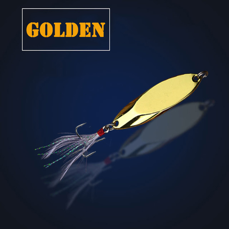 1pc 2.5g-35g Metal Spoon Lure  - Fishing Lure Spinnerbait review and price