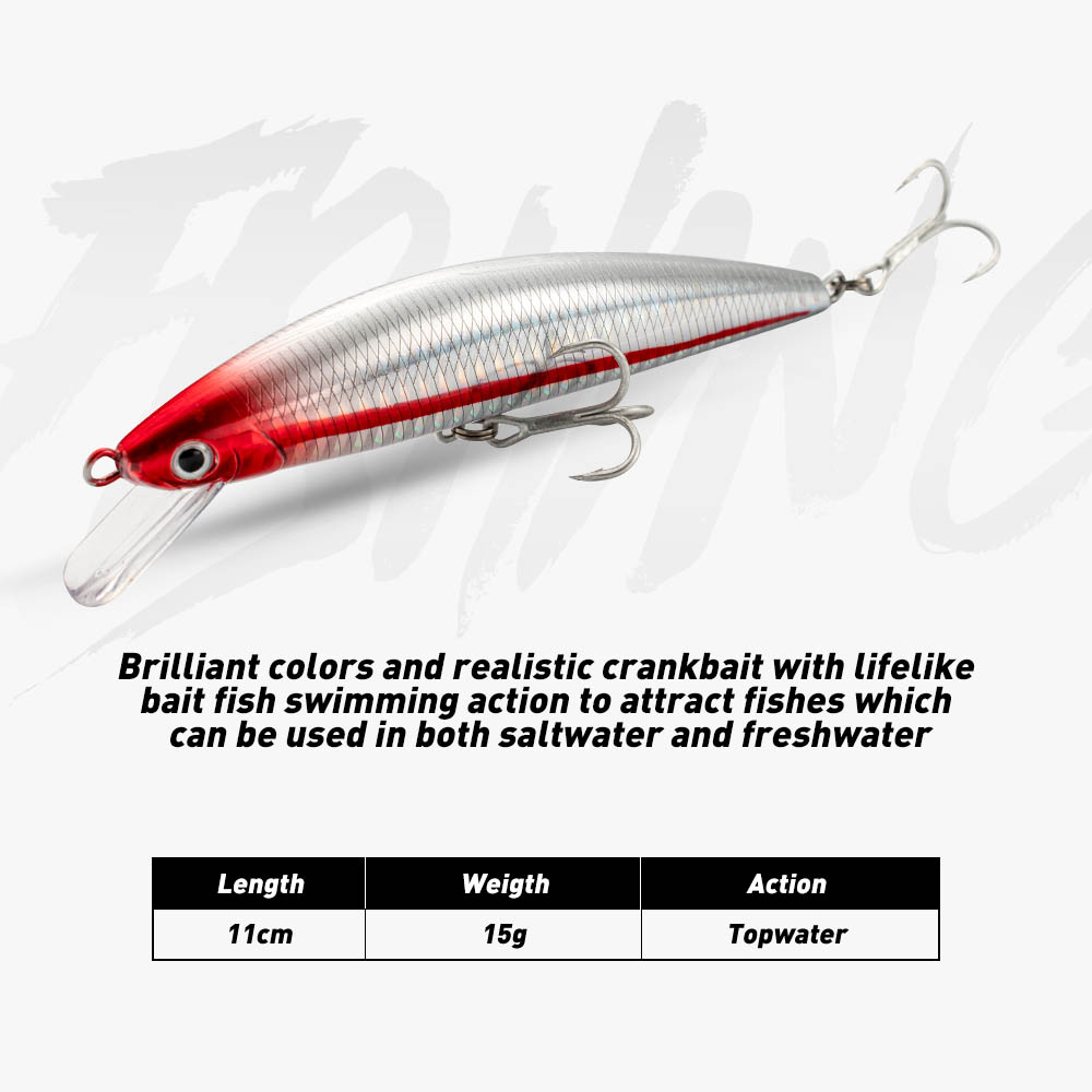 Fishing Lure Sinking Minnow 13 - Fishing Lure Jerkbait review and price