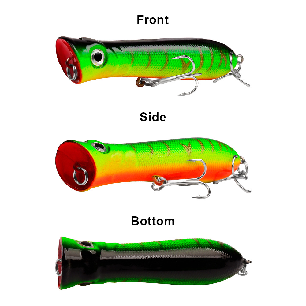 Topwater Popper Saltwater Fish - Fishing Lure Popper review and price