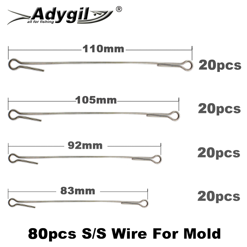 Adygil DIY Fishing 80pcs S/S W - Fishing Lure Jig review and price