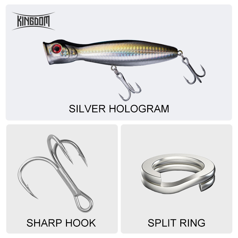 Kingdom Floating Popper Fishin - Fishing Lure Popper review and price