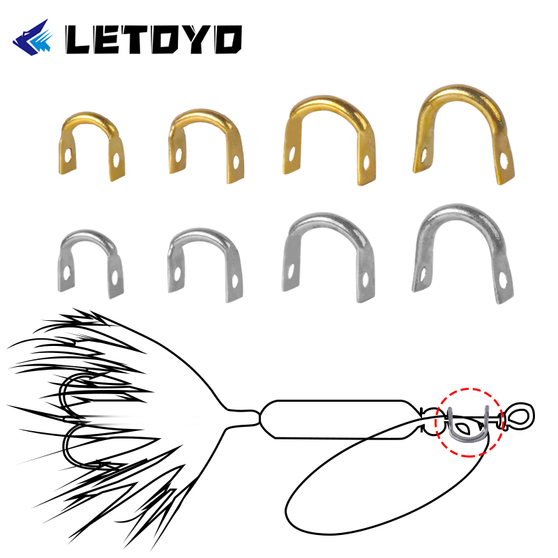 LETOYO 100pcs Folded Clevises  - Fishing Lure Spinnerbait review and price