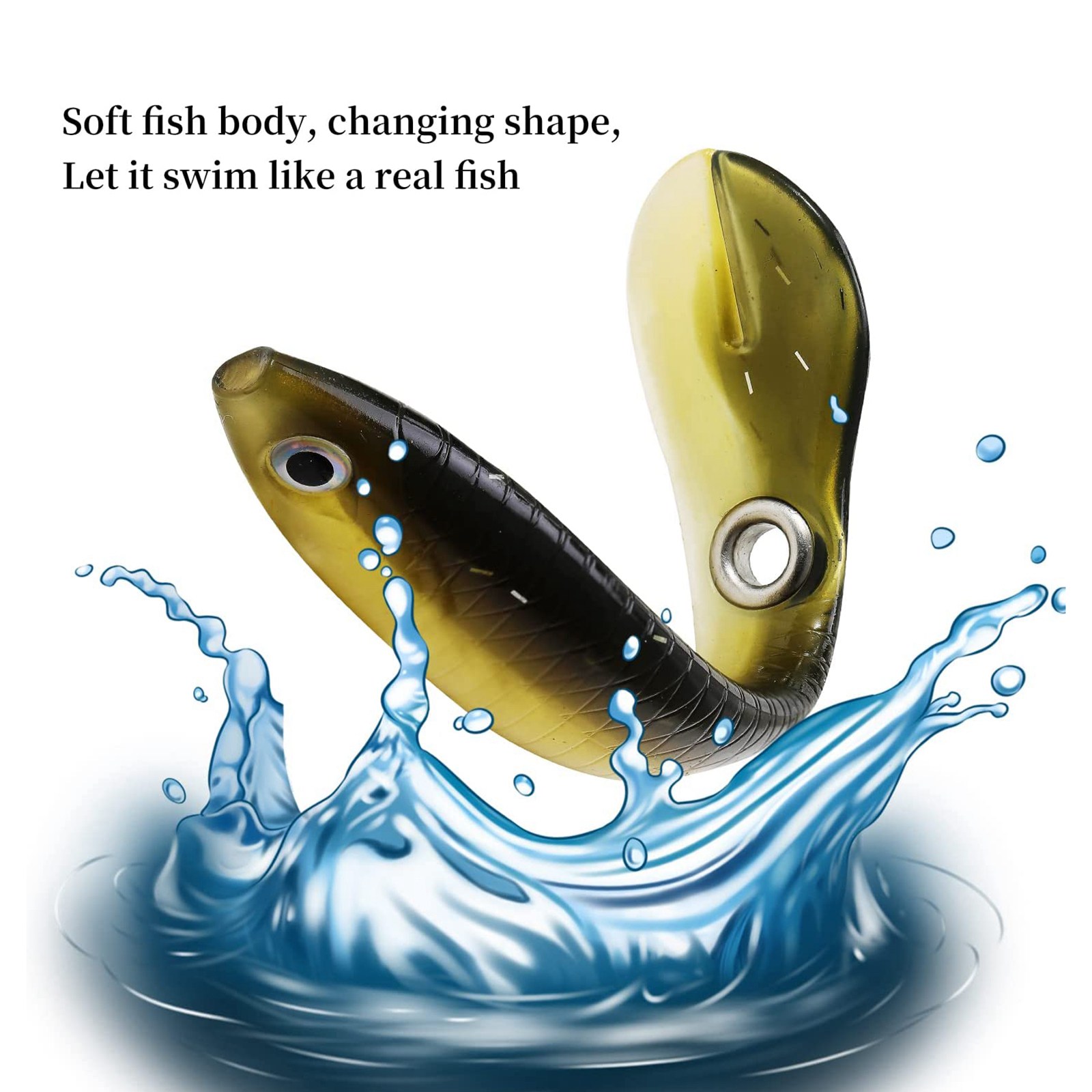 10Pcs Soft Fishing Lure,Fishin - Fishing Lure Swimbait review and price