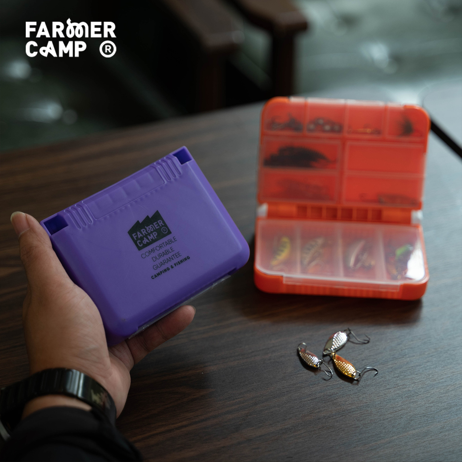 Portable Double Layer Fishing  - Fishing Lure Spoon review and price