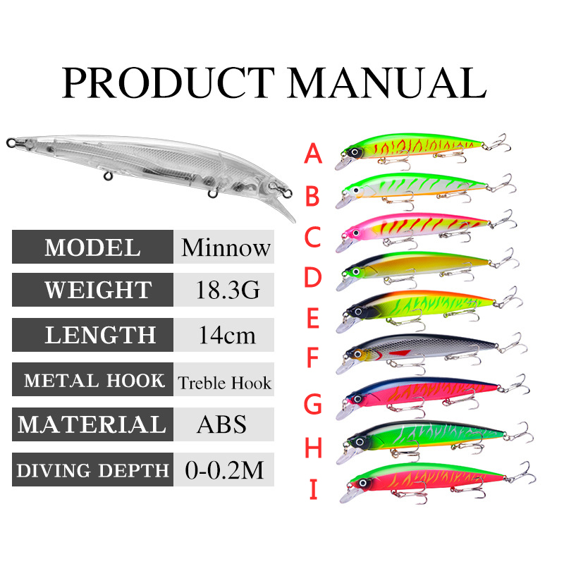1Pcs Lifelike Wobbler Fishing  - Fishing Lure Jerkbait review and price