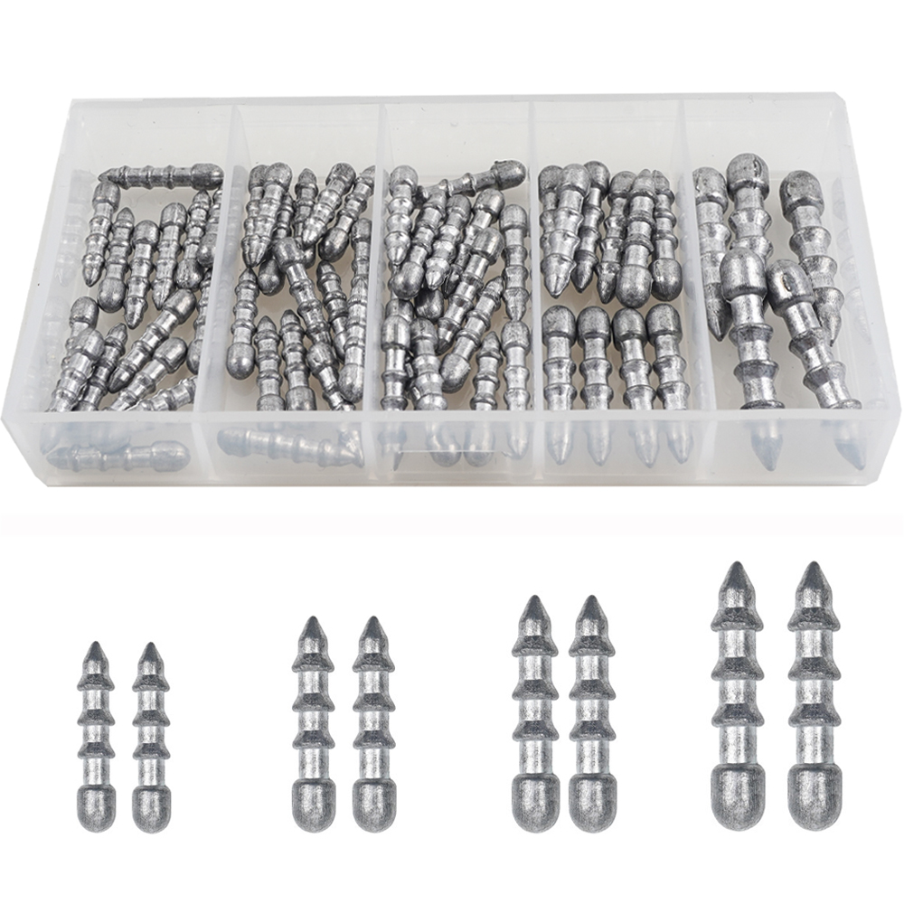 60PCS Nail weights Worm Fishin - Fishing Lure Accessories review and price