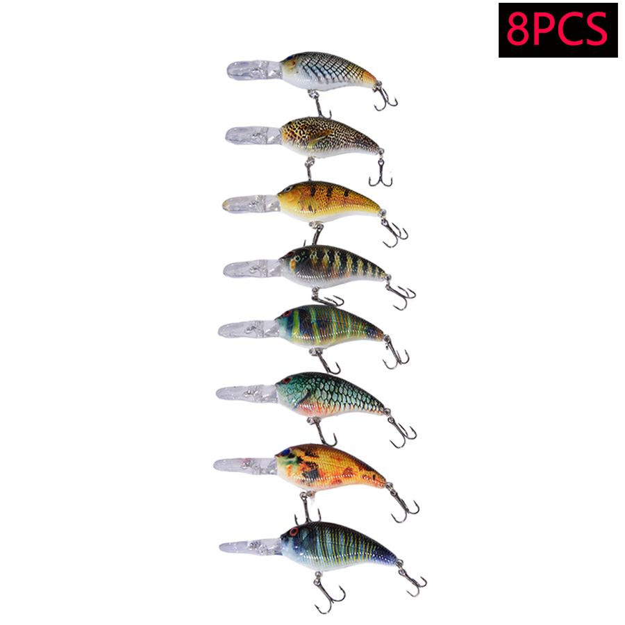 8pcs Jerkbait Minnow ABS Hard  - Fishing Lure Jerkbait review and price