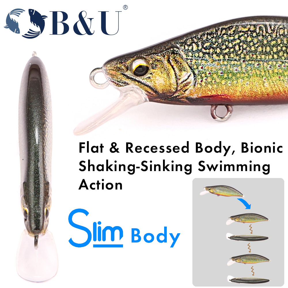 B&U Trout Pattern Hard Bait Si - Fishing Lure Swimbait review and price
