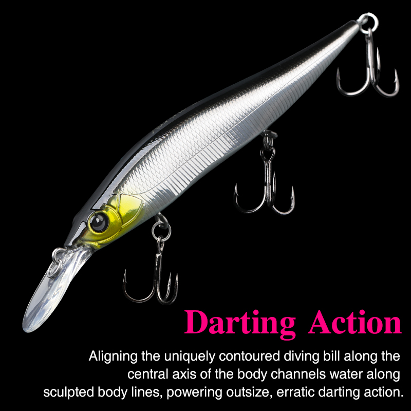 TSURINOYA Suspend Minnow AUROR - Fishing Lure Spinnerbait review and price