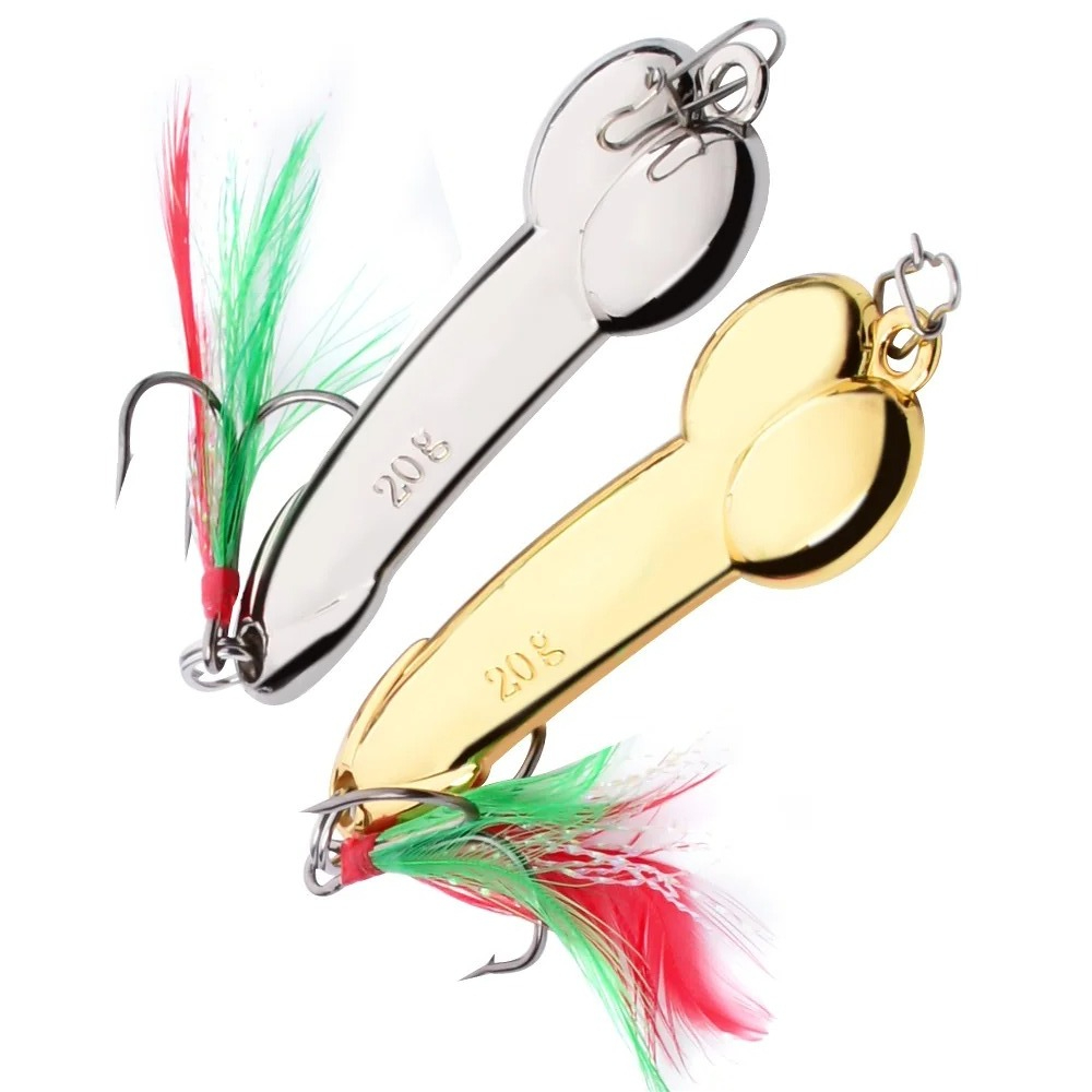 Metal Spoon Penis Shape Fishin - Fishing Lure Spoon review and price