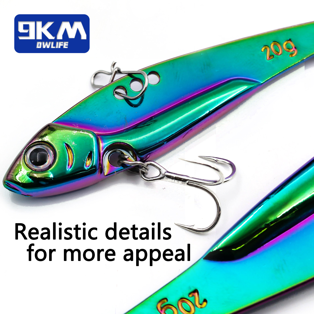 9KM 1PCS Metal Blade Fishing L - Fishing Lure Blade Bait review and price