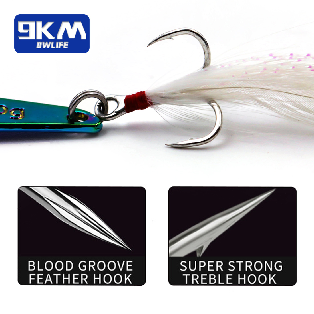 9KM 1PCS Metal Blade Fishing L - Fishing Lure Blade Bait review and price