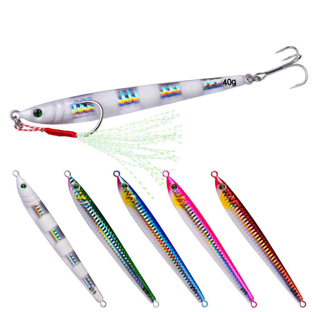 Metal Jig Bait Weight 7g-60g T - Fishing Lure Topwater review and price