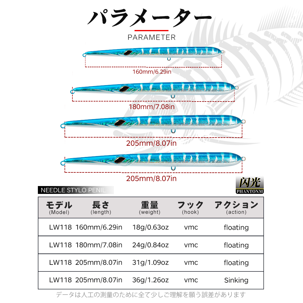 Hunthouse Stylo 160/180/205mm  - Fishing Lure Spoon review and price