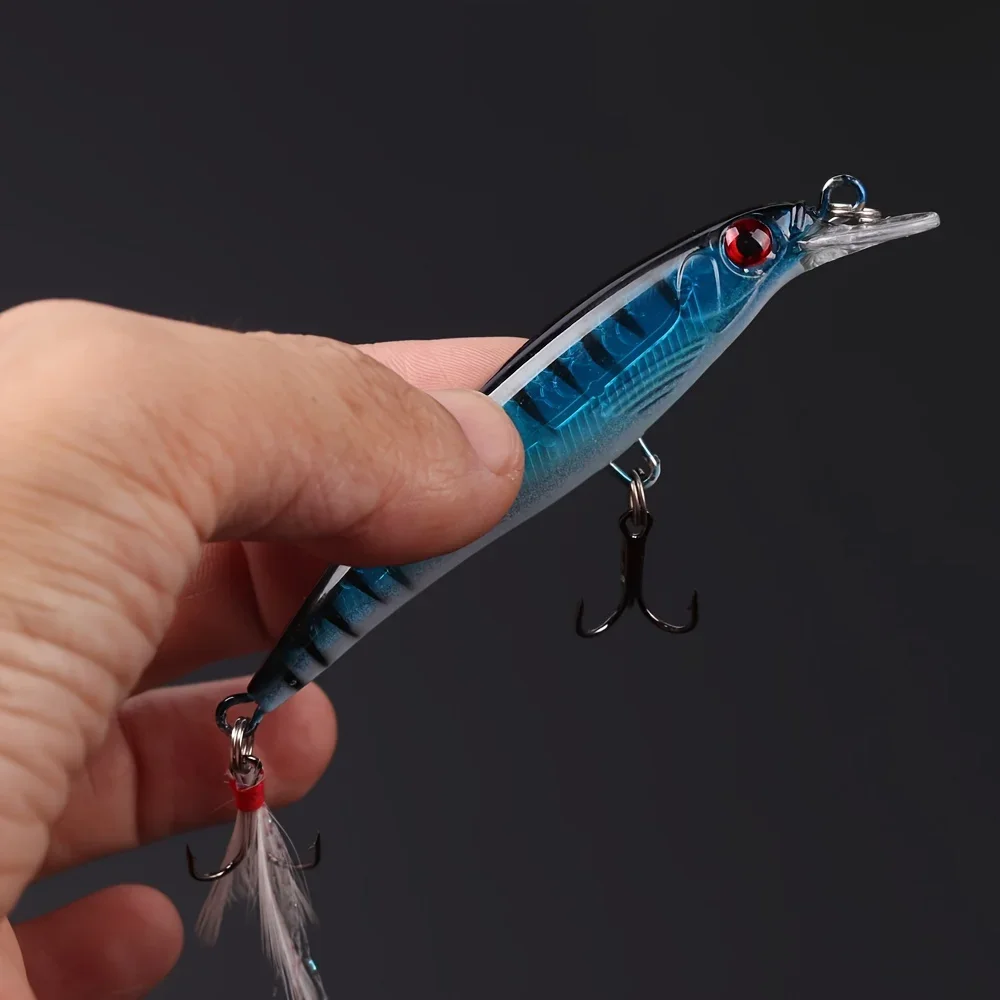 5pcs/box Laser 3D Eyes Bionic  - Fishing Lure Box review and price
