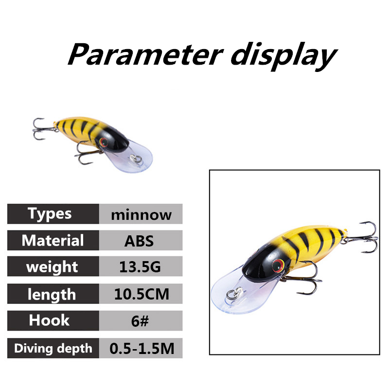 1Pcs Floating Minnow Fishing L - Fishing Lure Crankbait review and price