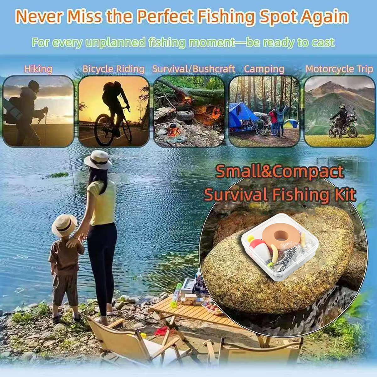Portable Emergency Fishing Gea - Fishing Lure Kit review and price