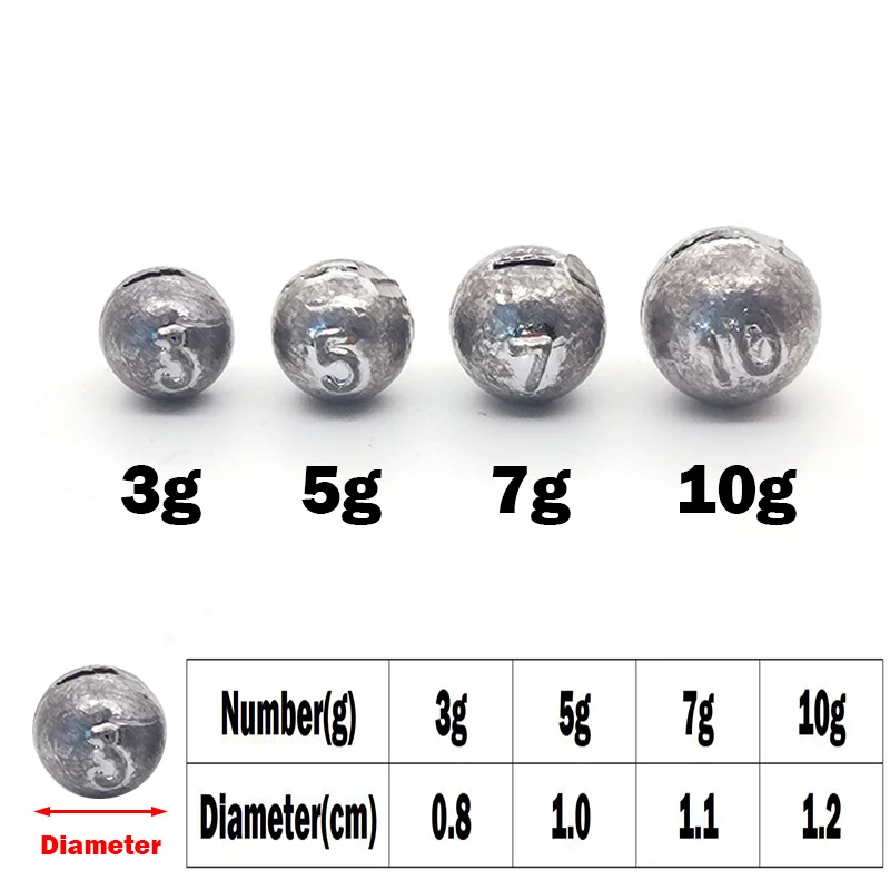OUTKIT 10pcs/lot Lead Head Sin - Fishing Lure Accessories review and price