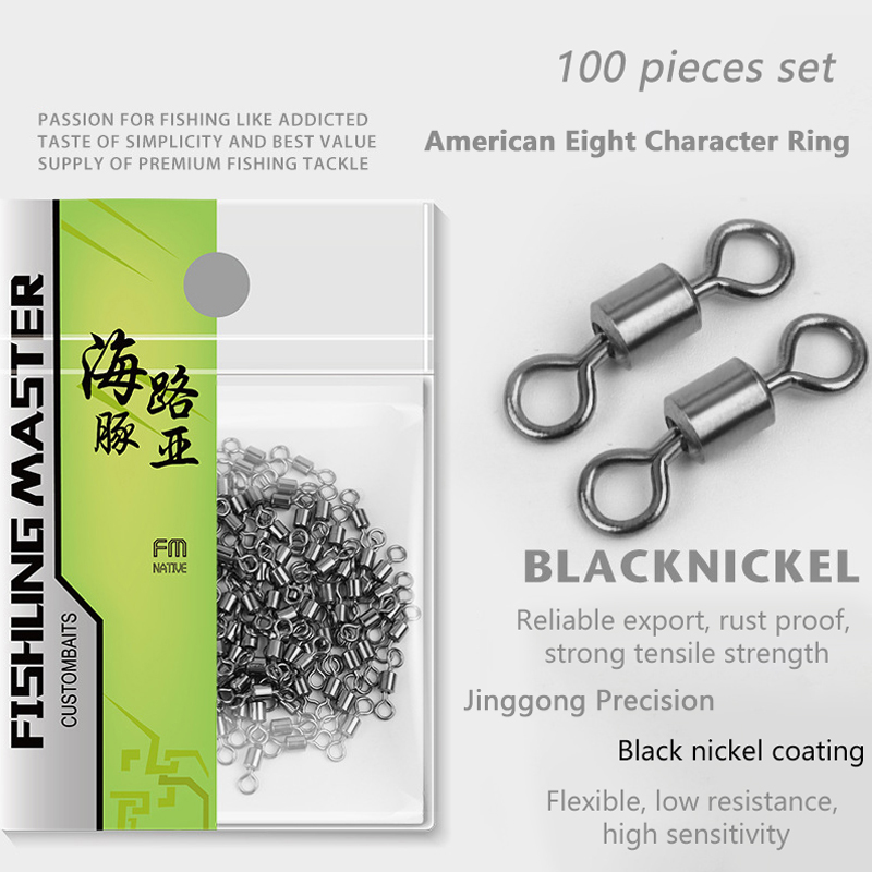★▲100Pcs Fishing Swivels Stain - Fishing Lure Kit review and price