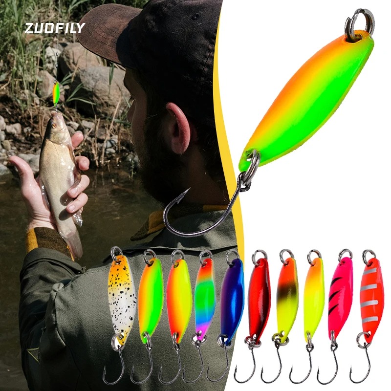 Micro Fishing Lure Metal Spoon - Fishing Lure Blade Bait review and price