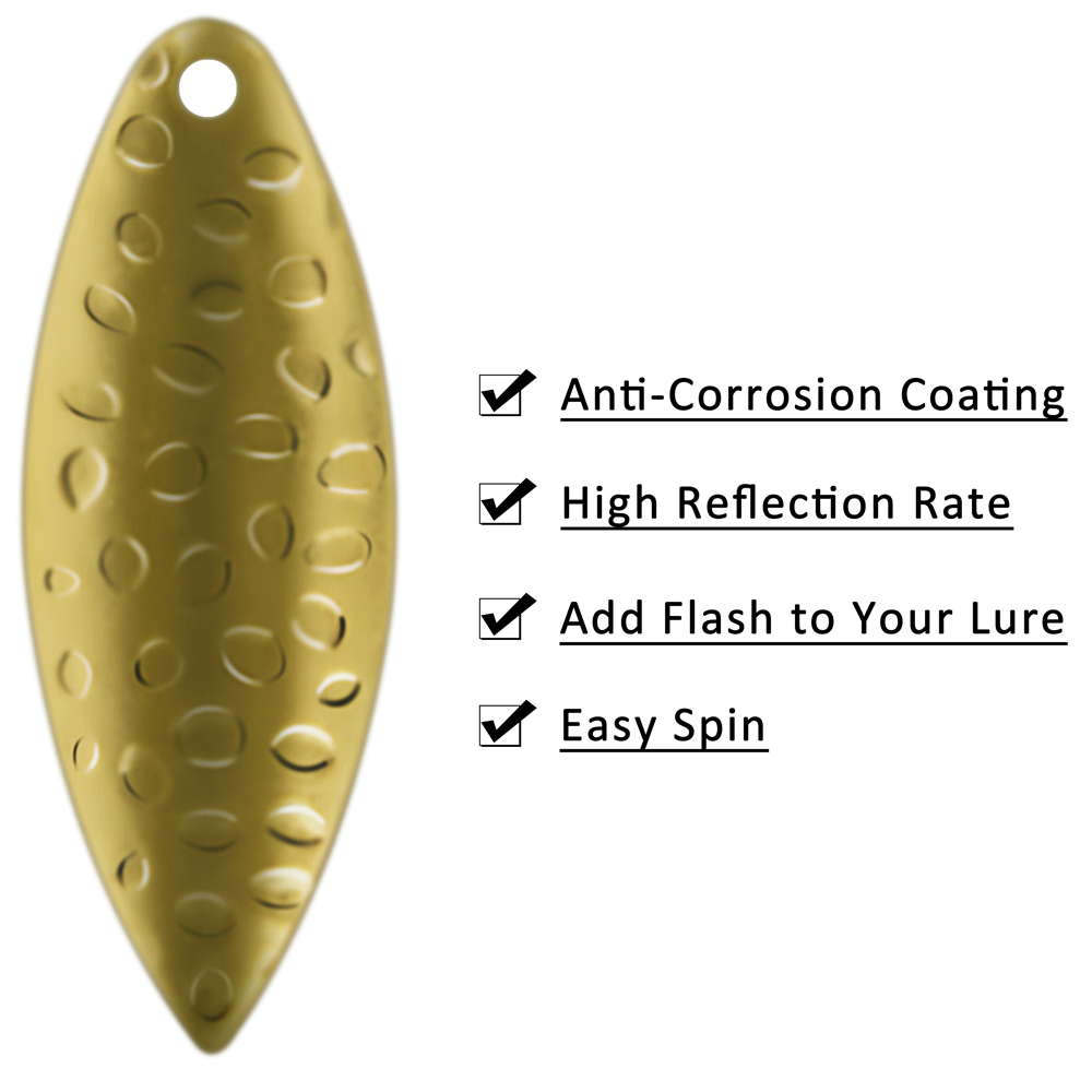 50Pcs Fishing Lure Spinner Bla - Fishing Lure Buzzbait review and price