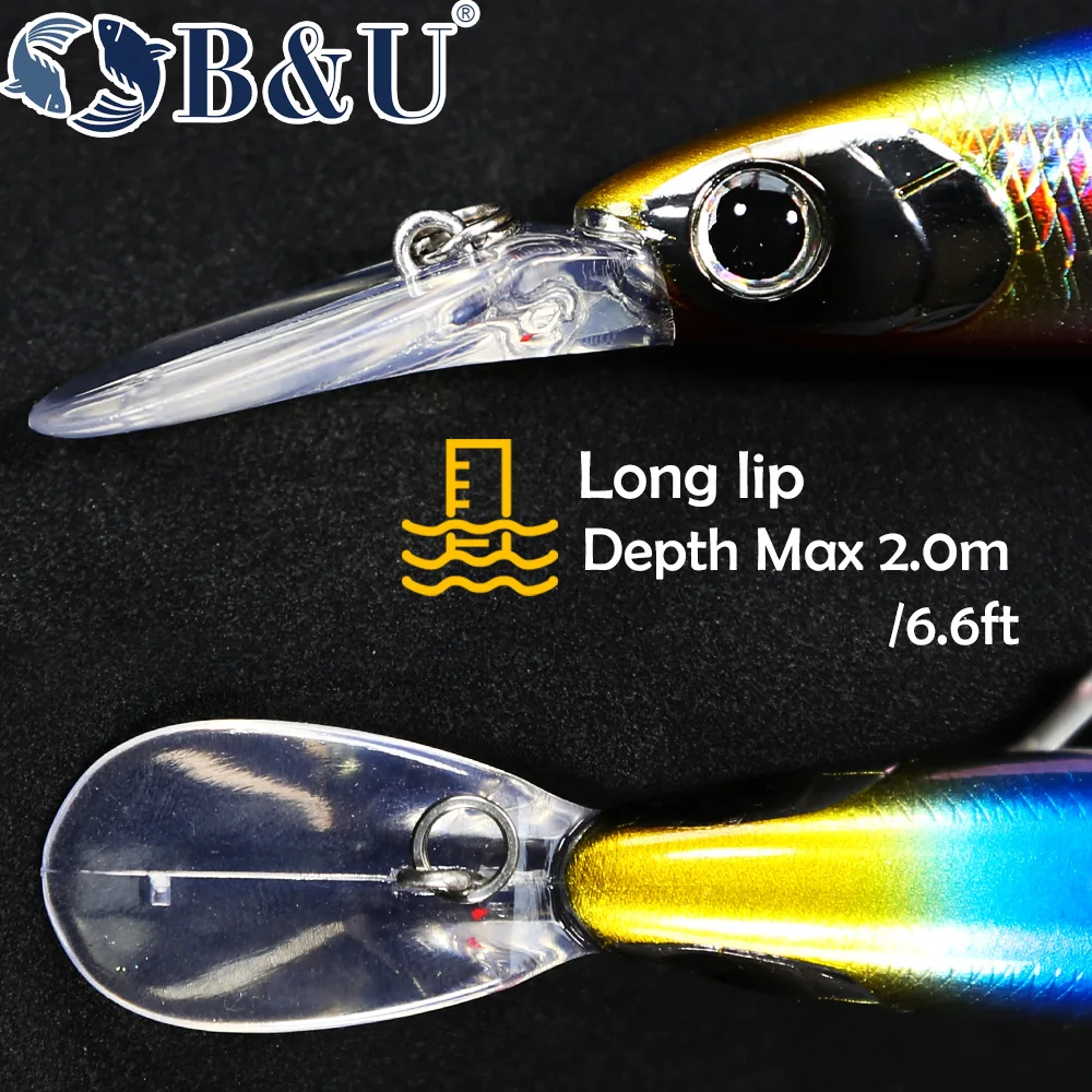 B&U 125mm Sinking Minnow Sea F - Fishing Lure Jerkbait review and price