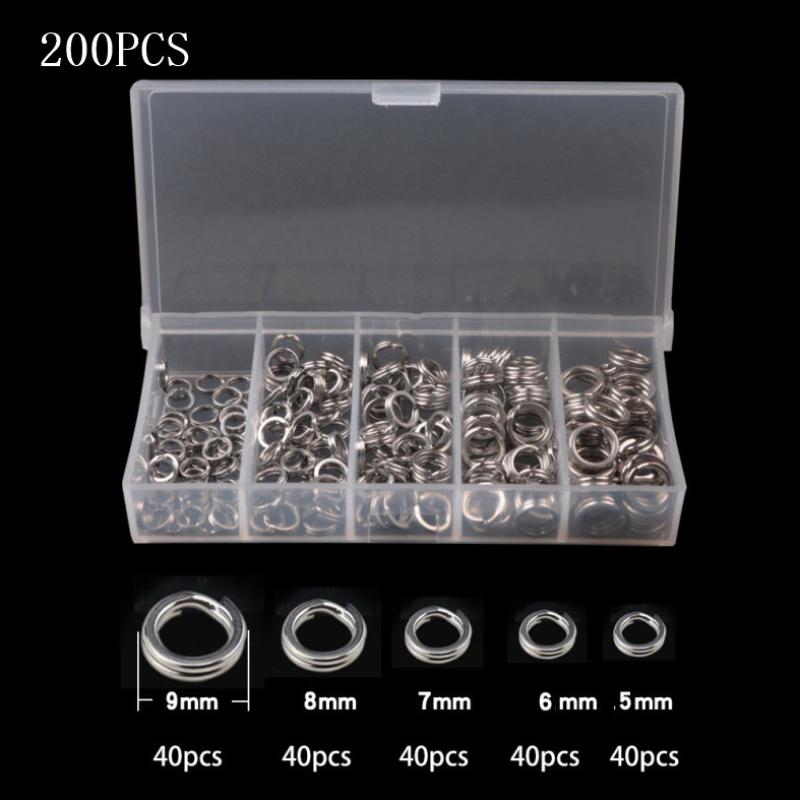 200PCS 5 Sizes High Tensile St - Fishing Lure Accessories review and price