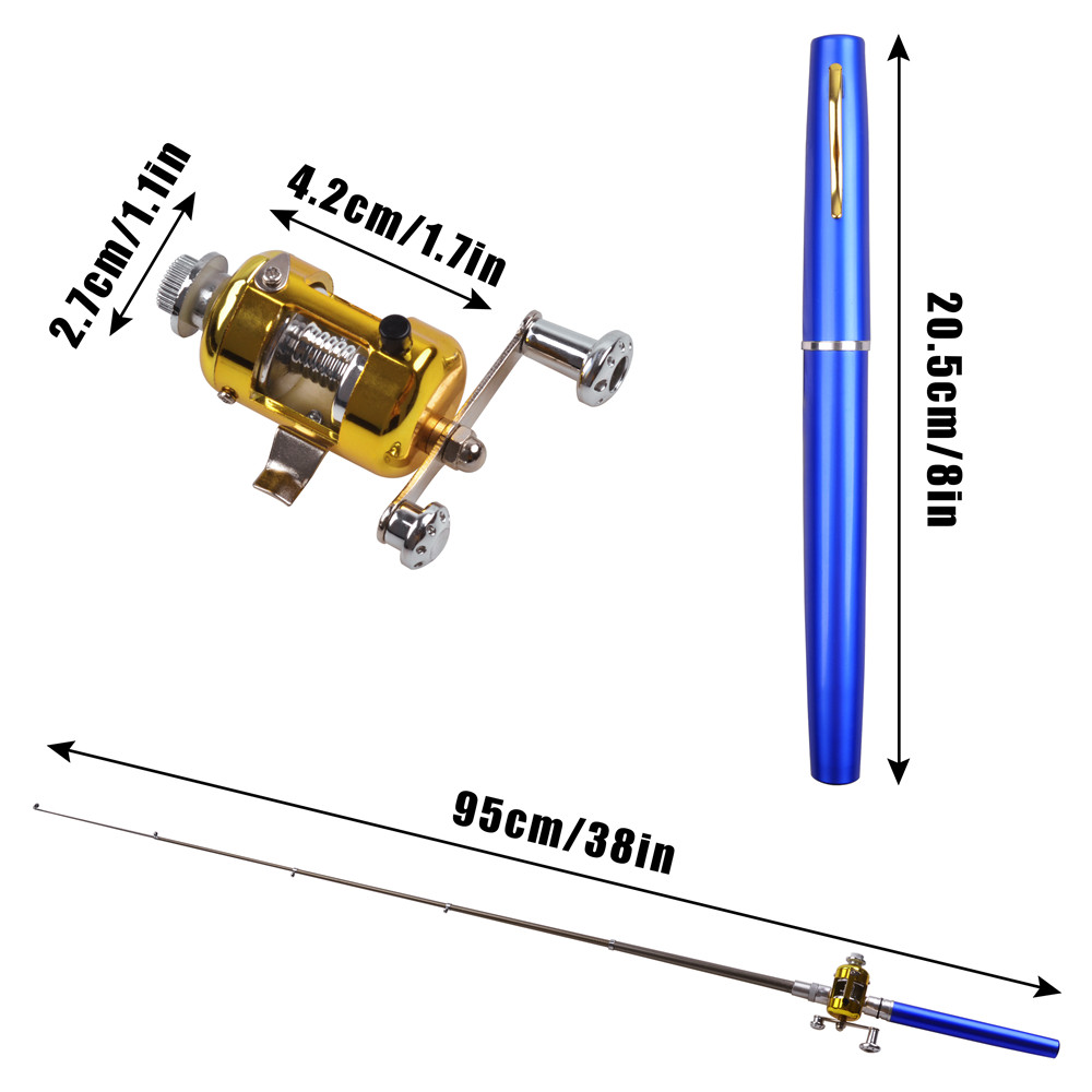 Mini ice fishing rod Combo wit - Fishing Lure Jig review and price